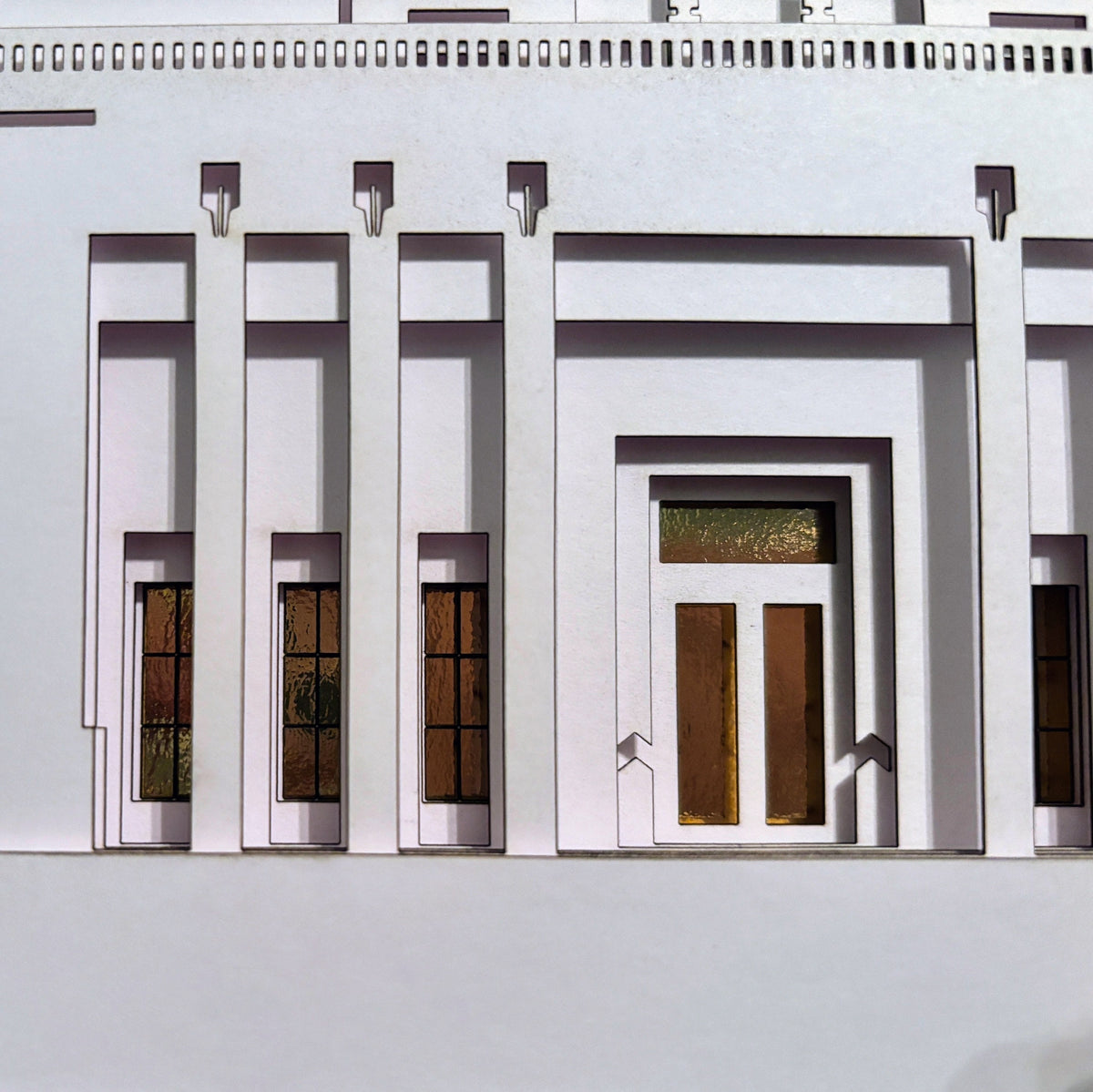 Draper Temple Art Shadow Box