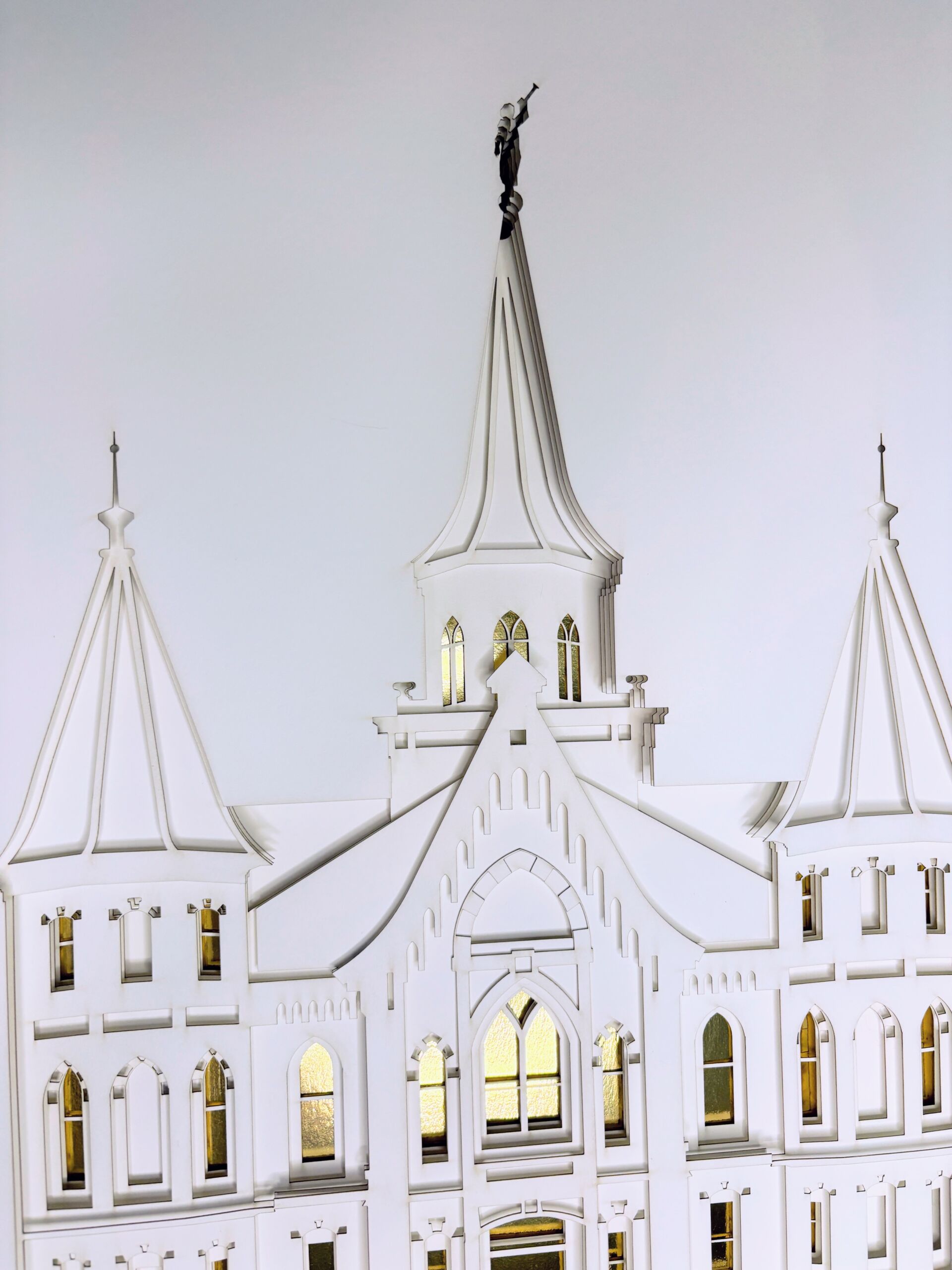 Provo City Center Temple Art - Provo, UT Paper Temple Art image 3