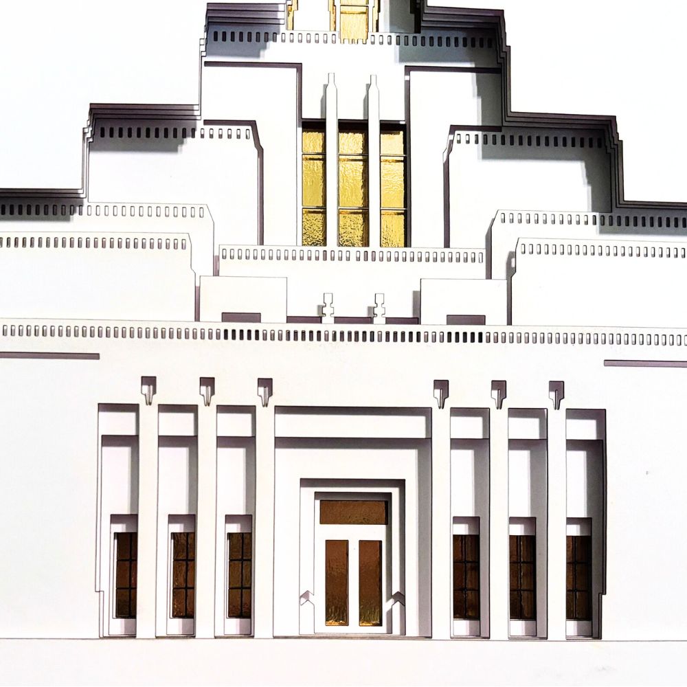 Draper Temple Art - Draper, UT Paper Temple Art image 0