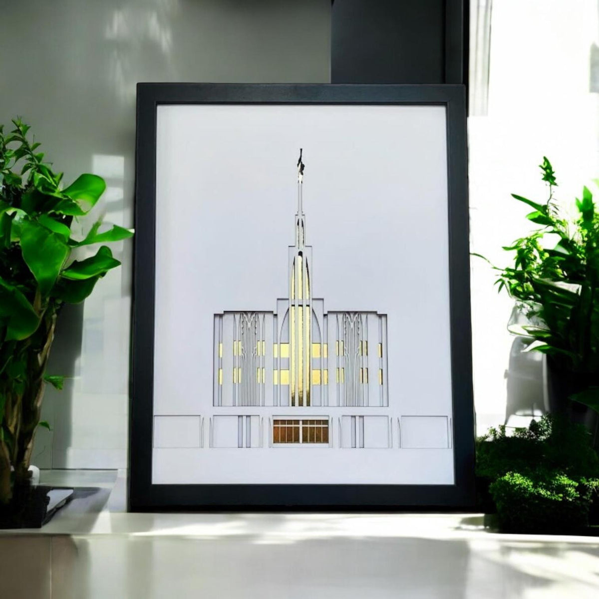 16"x20" Any Temple Art - Custom Paper Temple Design