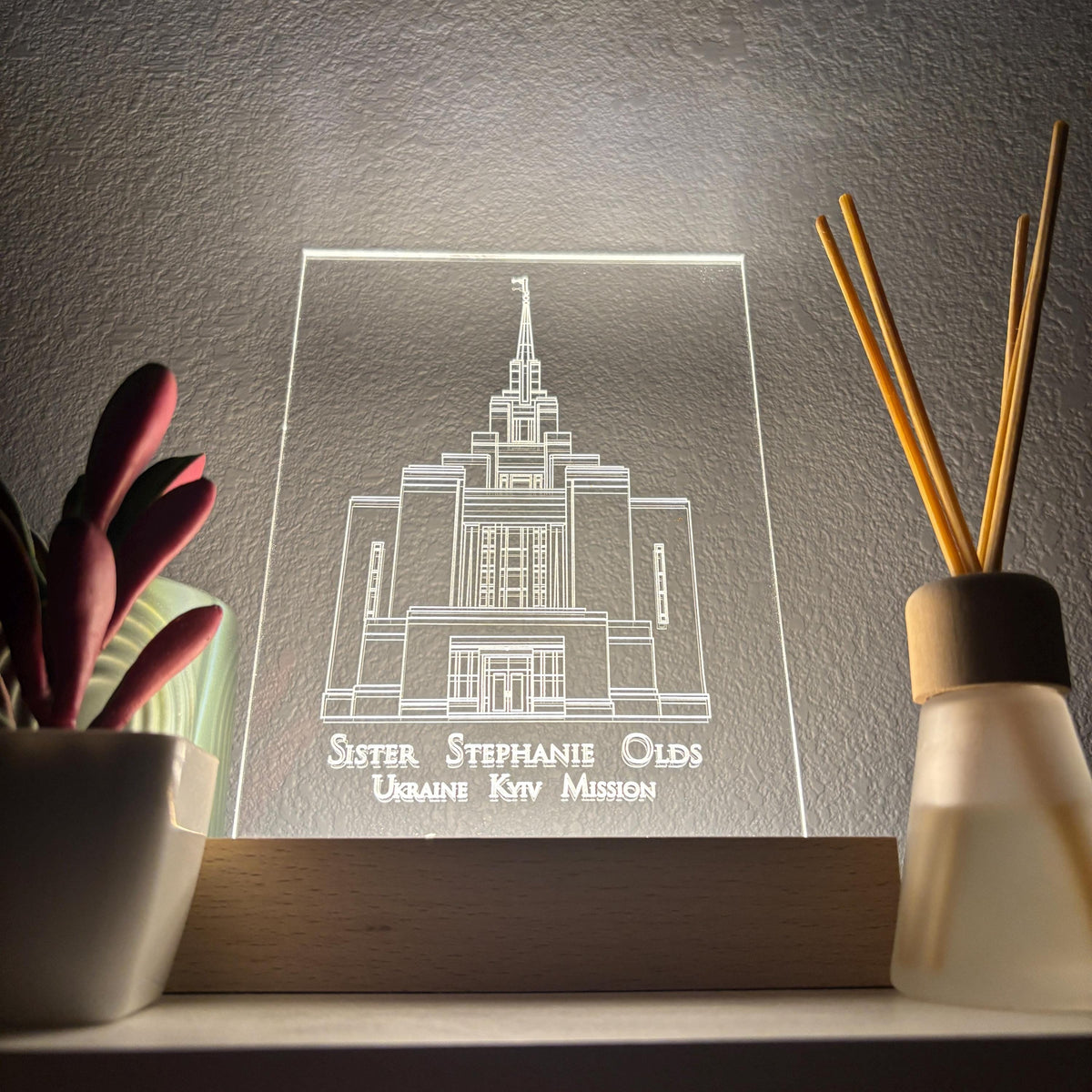 Custom Temple Night Light: Special Temple Gift