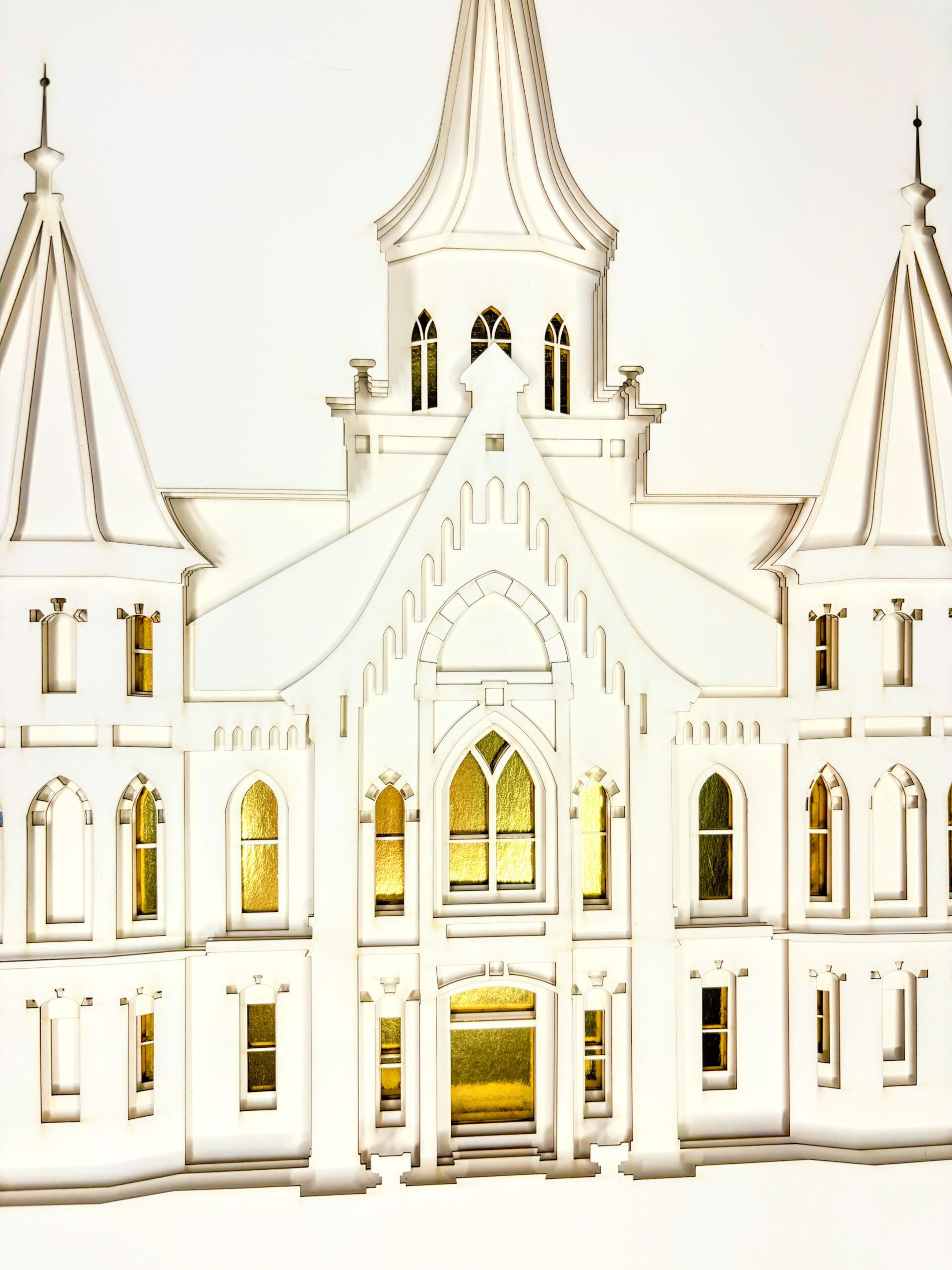 Provo City Center Temple Art - Provo, UT Paper Temple Art image 2