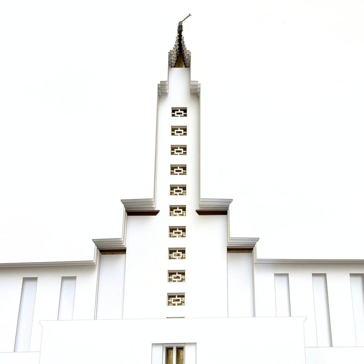 LA Temple Shadow Box Art