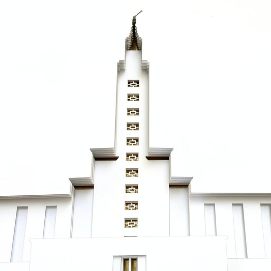 LA Temple Shadow Box Art