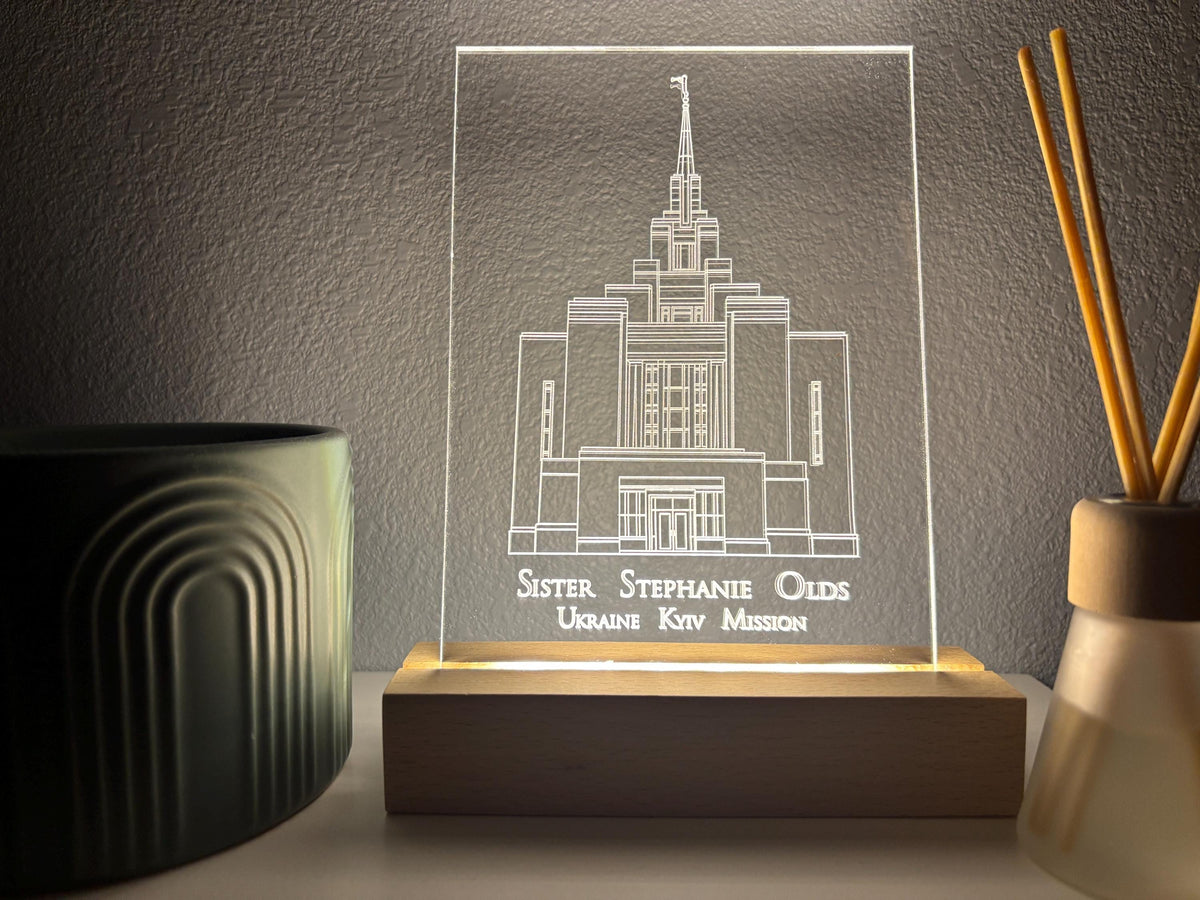 Custom Temple Night Light: Special Temple Gift