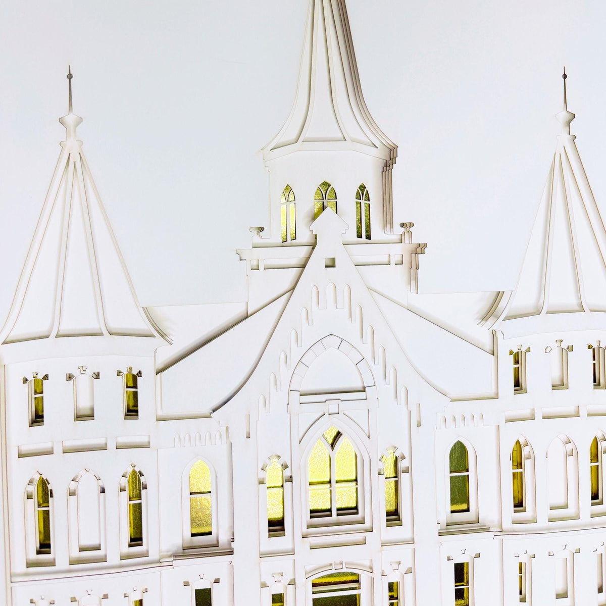 Provo City Center Temple Shadow Box Art