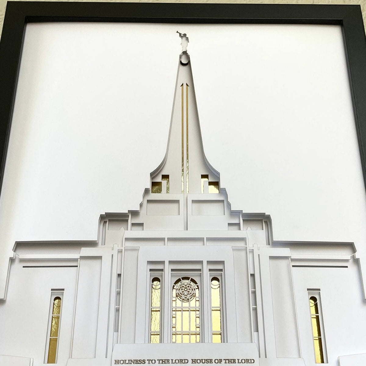 Gilbert Arizona Temple Art Shadow Box