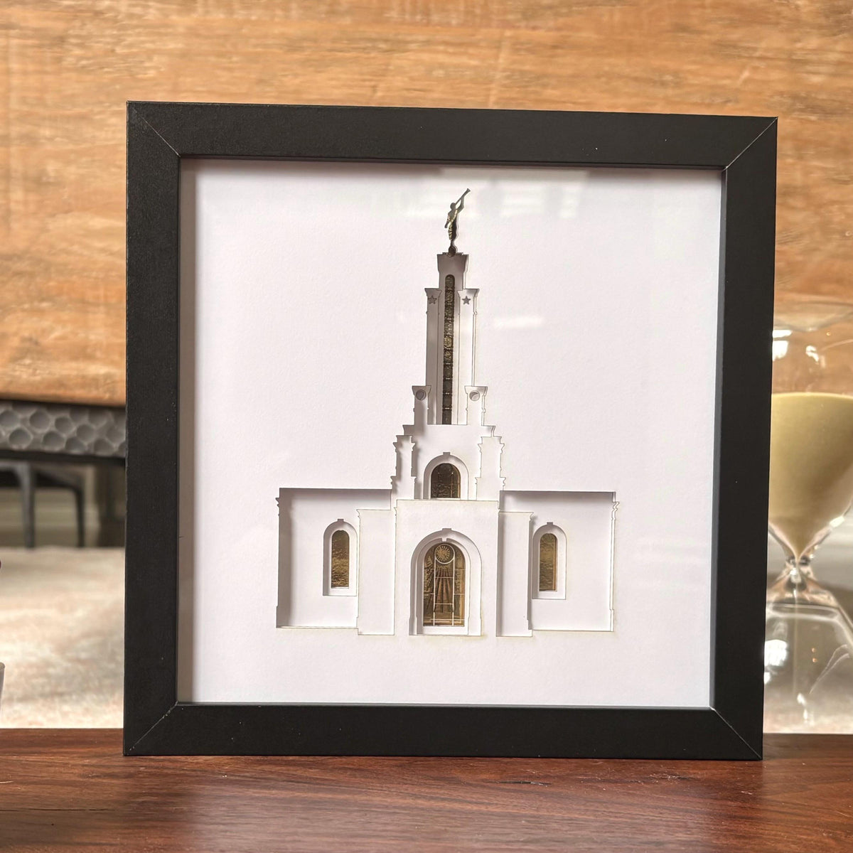 Lubbock Temple Shadow Box Art
