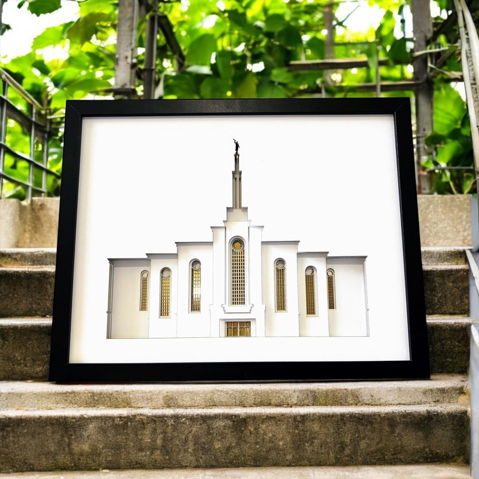 Albuquerque Temple Art - Albuquerque, NM Paper Temple Art image 1