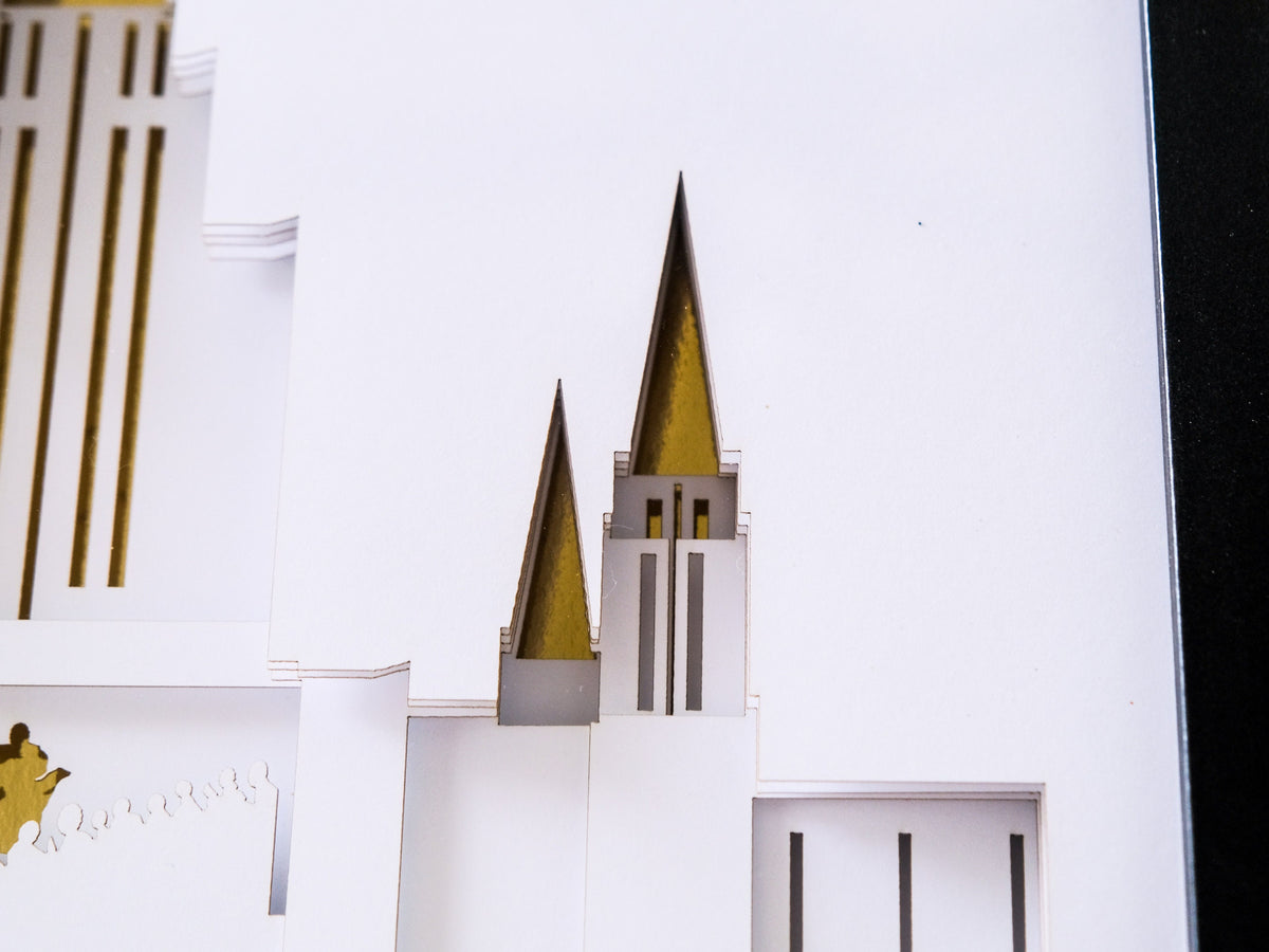 Oakland Temple Art Shadow Box
