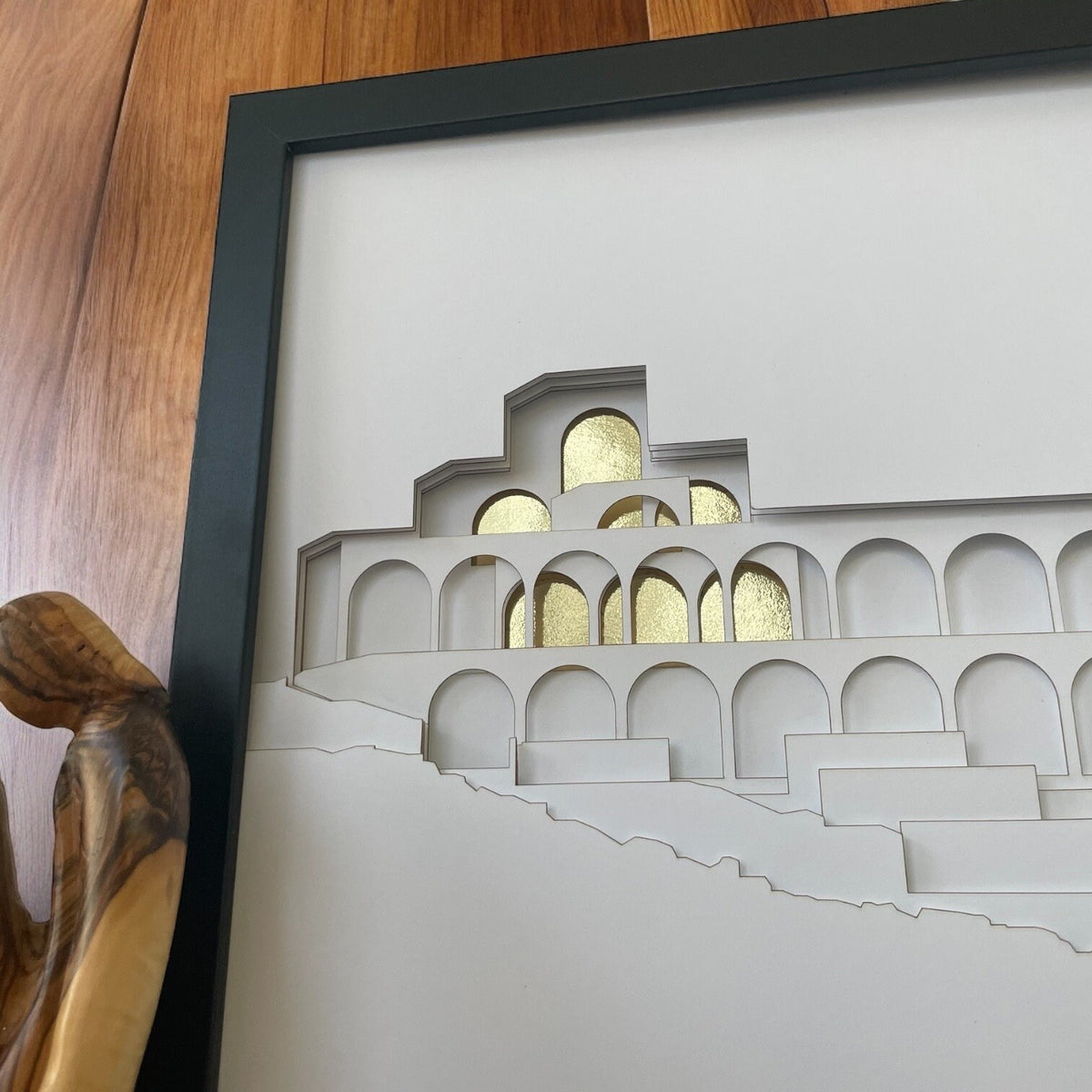 BYU Jerusalem Center Shadow Box Art: BYU JC