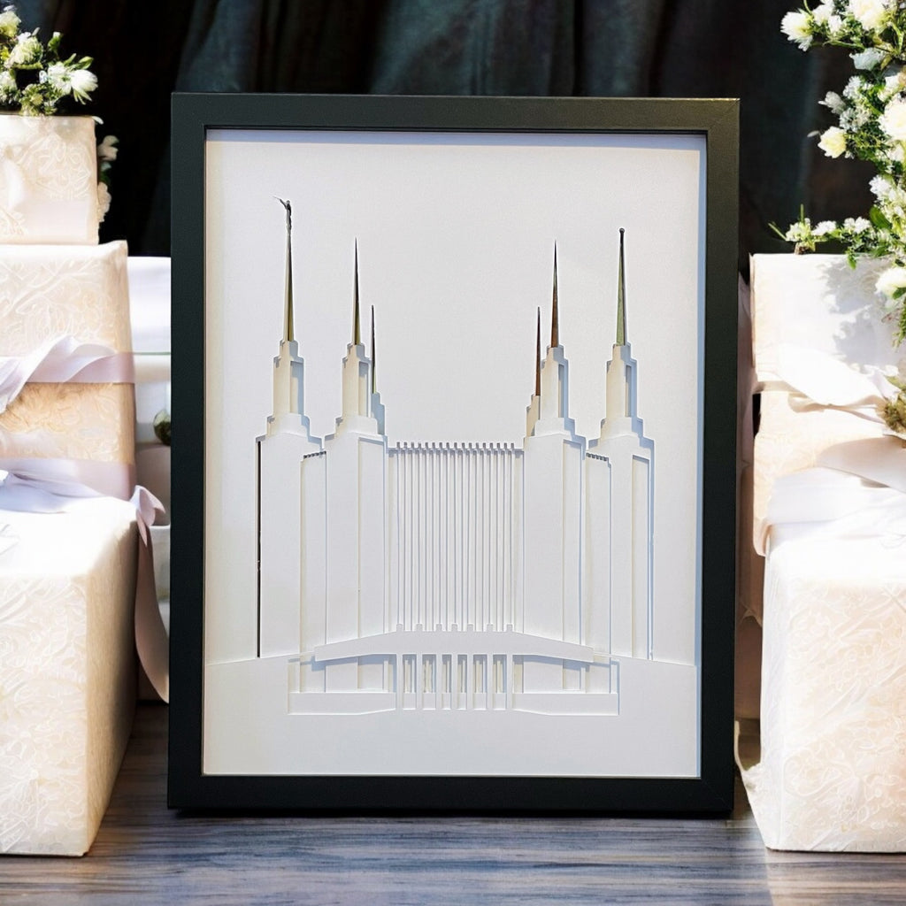 DC Temple Art - Washington, D.C. Paper Temple Art image 1