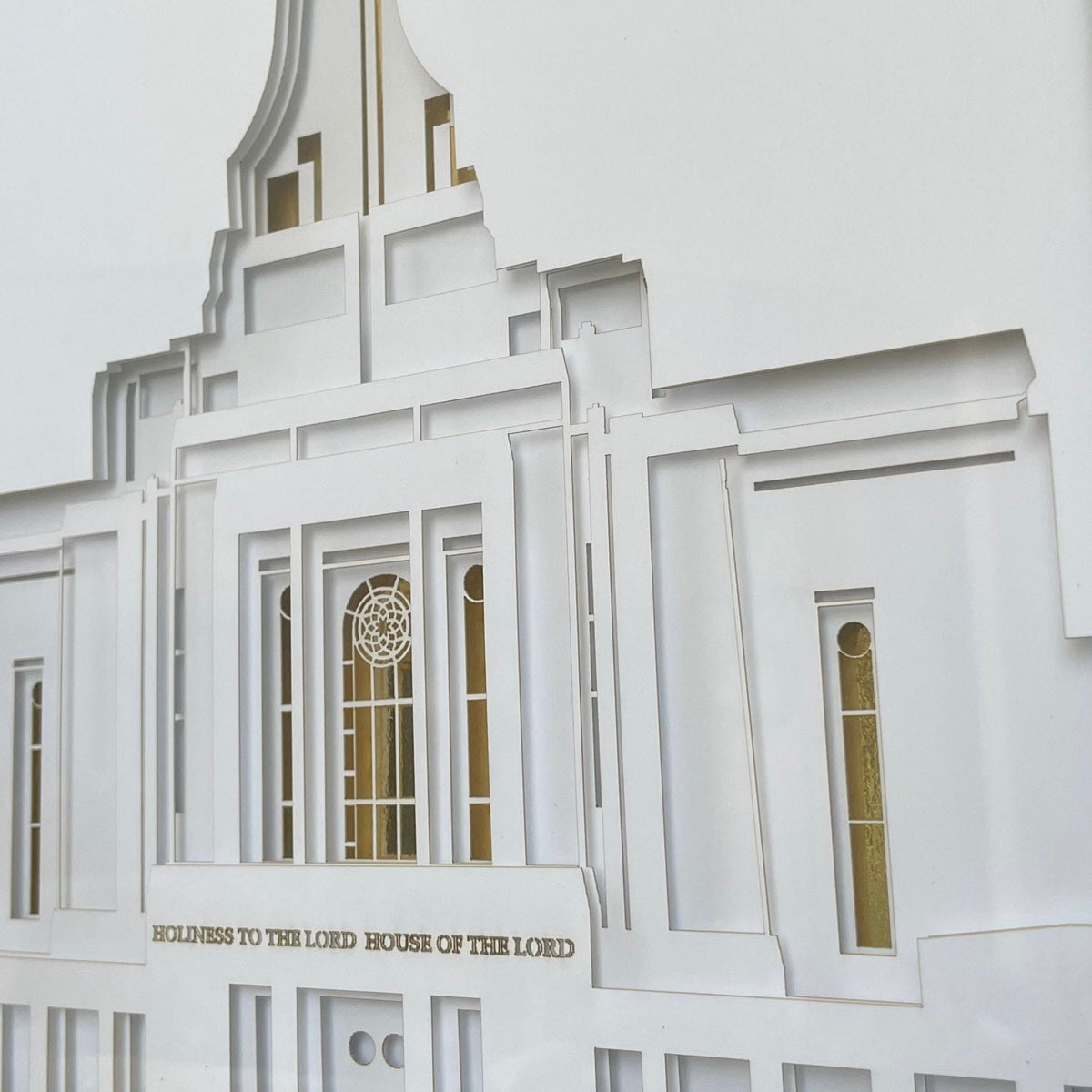 Gilbert Arizona Temple Art Shadow Box