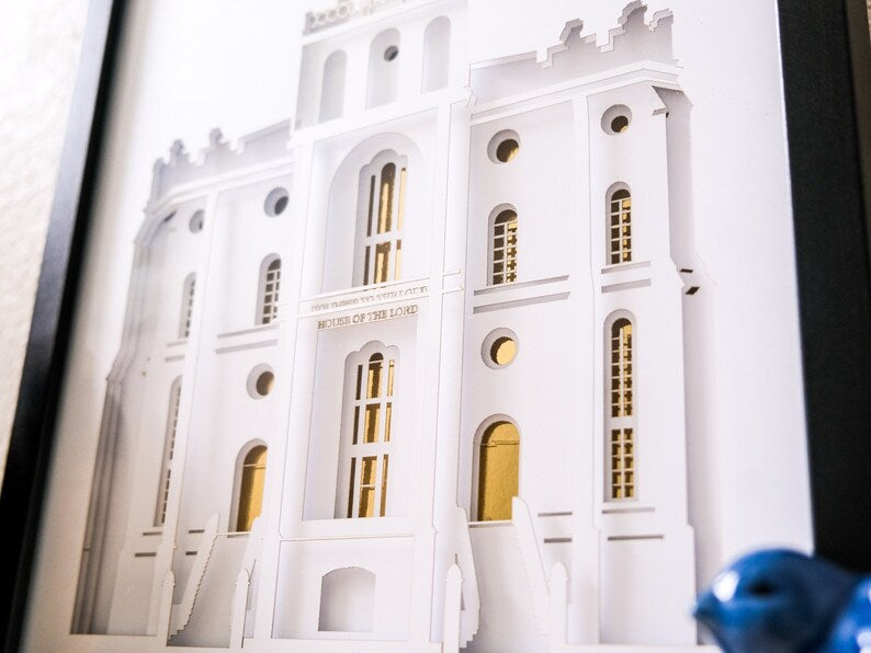 St. George Temple Art - St. George, UT Paper Temple Art image 0