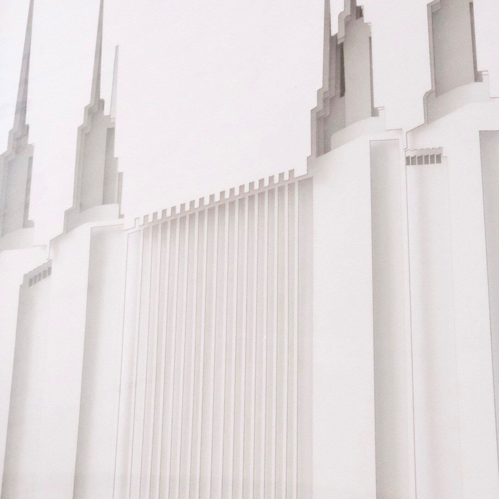 DC Temple Art - Washington, D.C. Paper Temple Art image 0