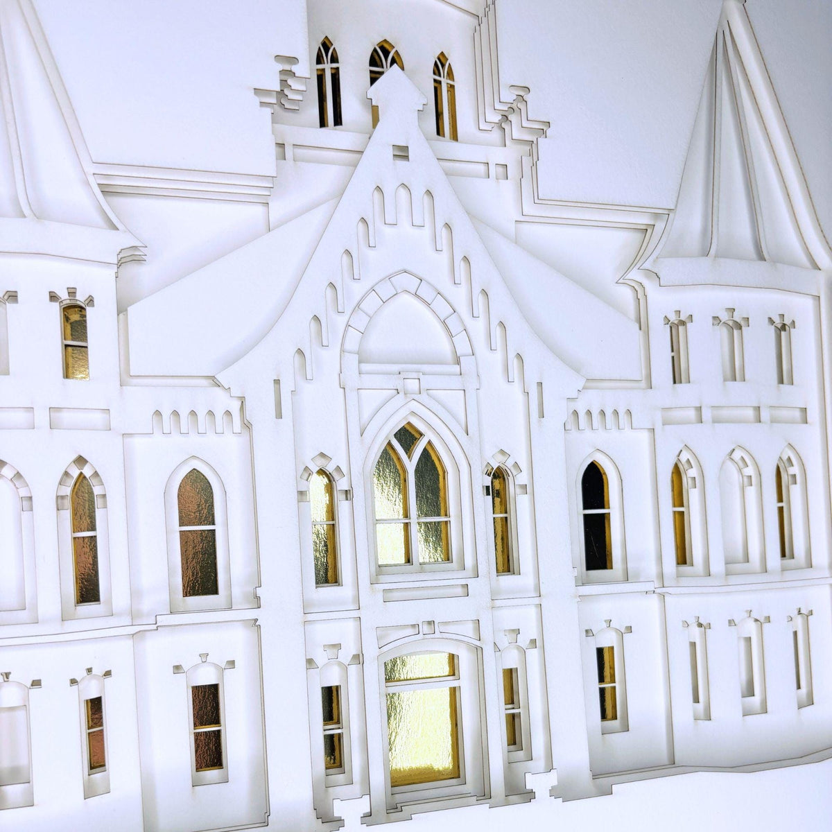 Provo City Center Temple Shadow Box Art