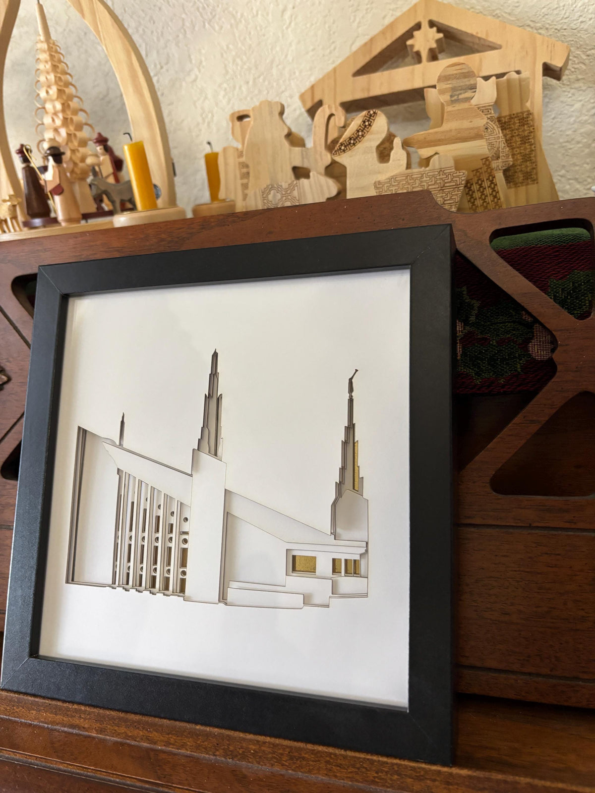 Las Vegas Temple Art Shadow Box