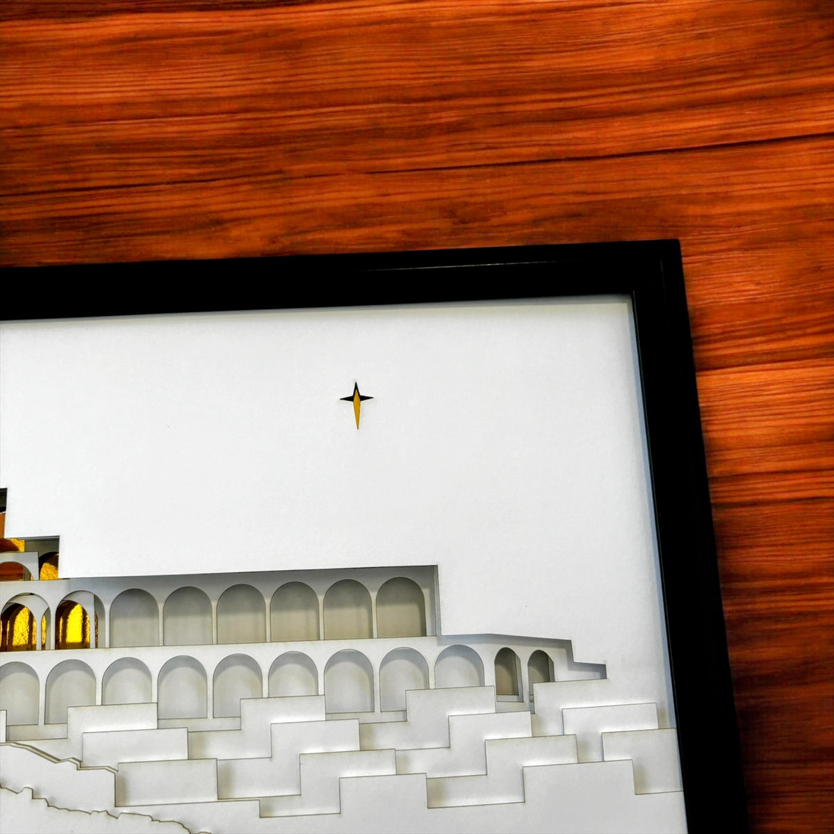 BYU Jerusalem Center Shadow Box Art: BYU JC