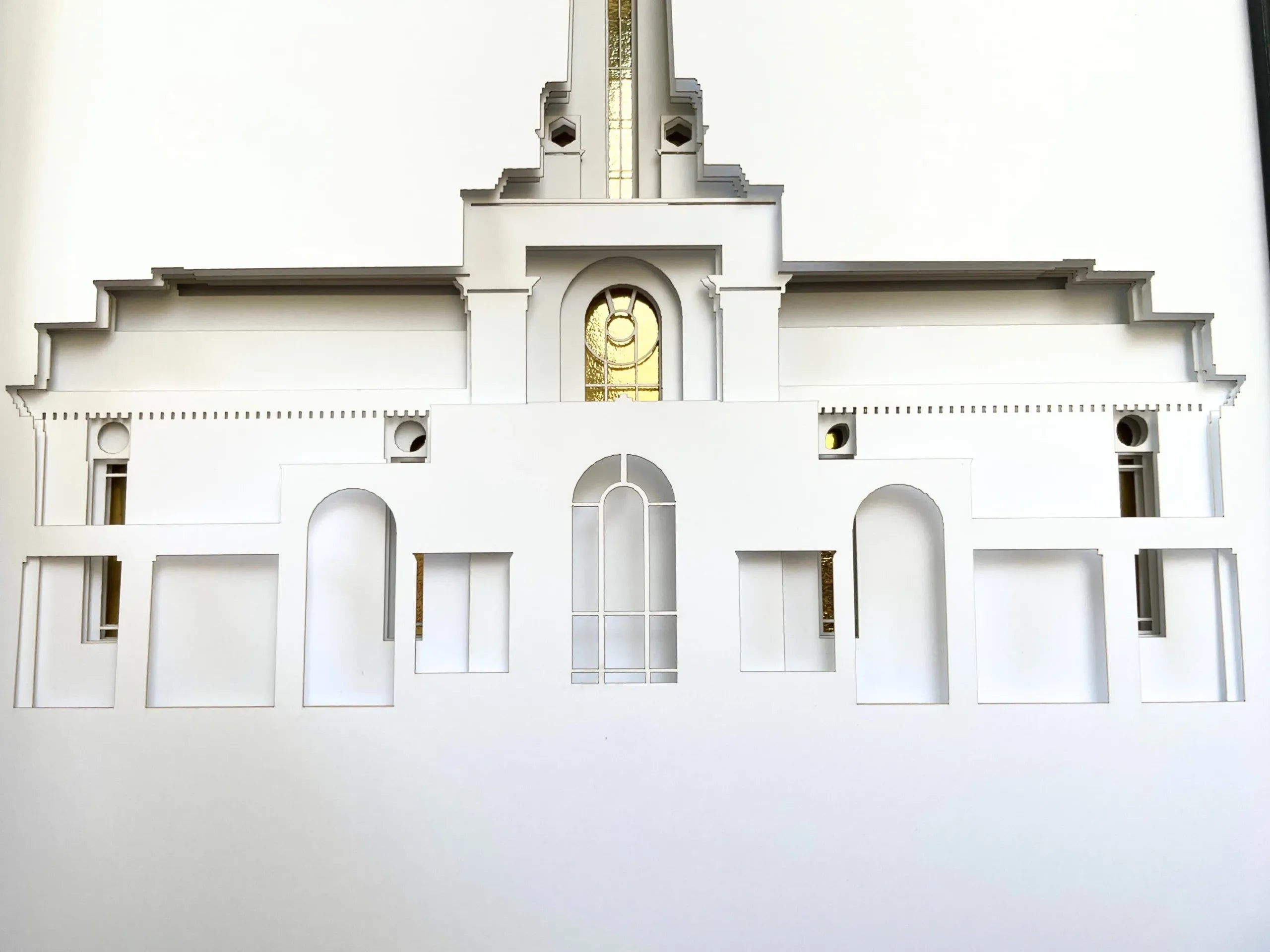 Mt. Timpanogos Temple Art - Mt. Timpanogos, UT Paper Temple Art image 1