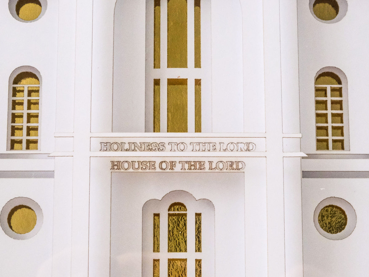 St. George Temple Art Shadow Box