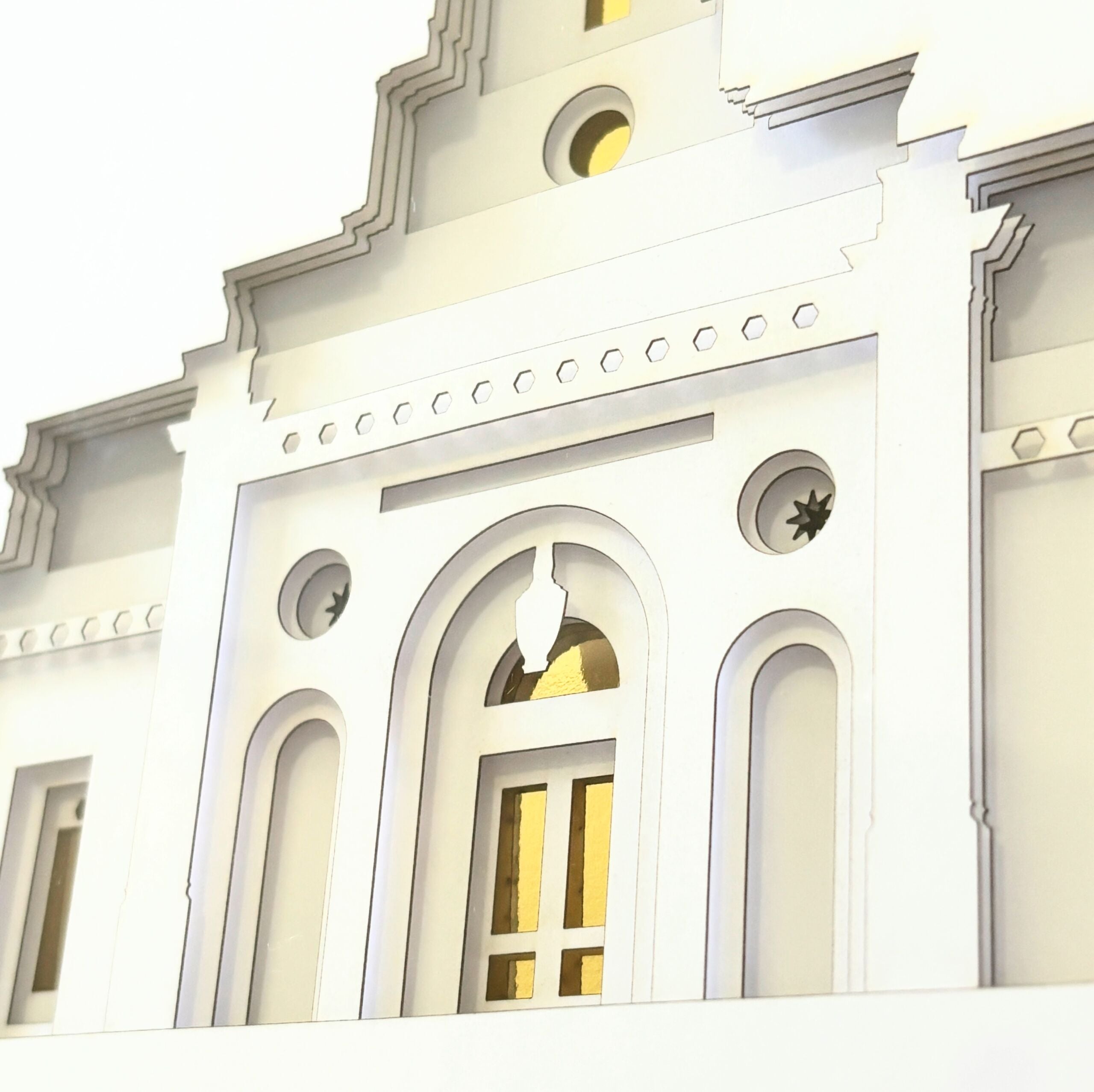 Bentonville Temple Art - Bentonville, AR Paper Temple Art image 4