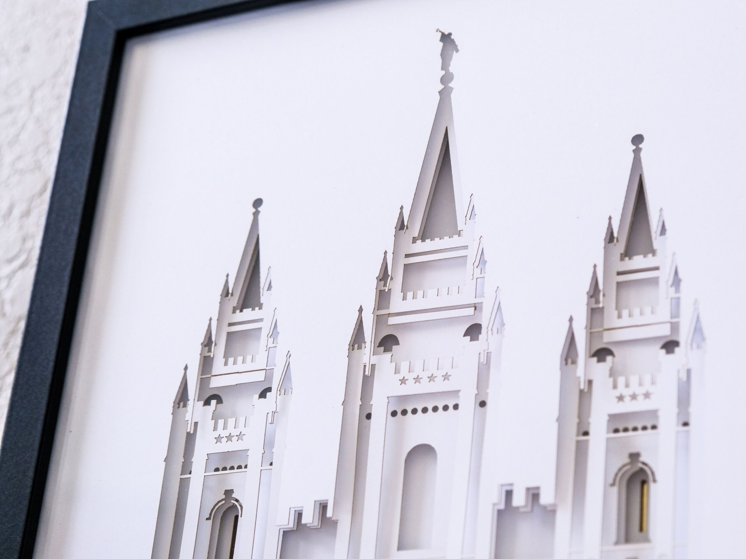 SLC Temple Art - Salt Lake City Paper Temple Art image 3