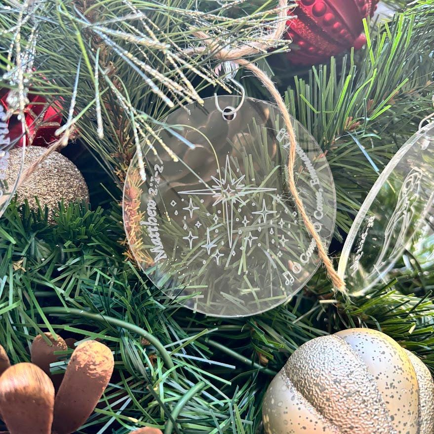 Christmas Nativity Countdown: 12 Days Advent Ornaments
