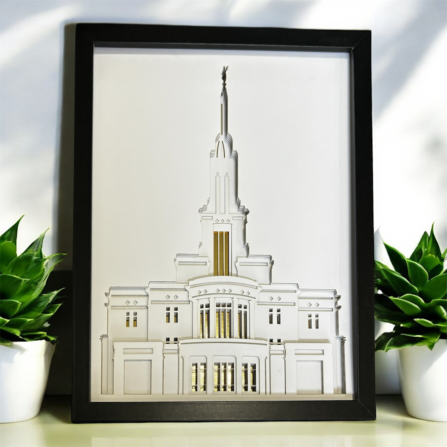 Payson Temple Art - Payson, UT Paper Temple Art image 0