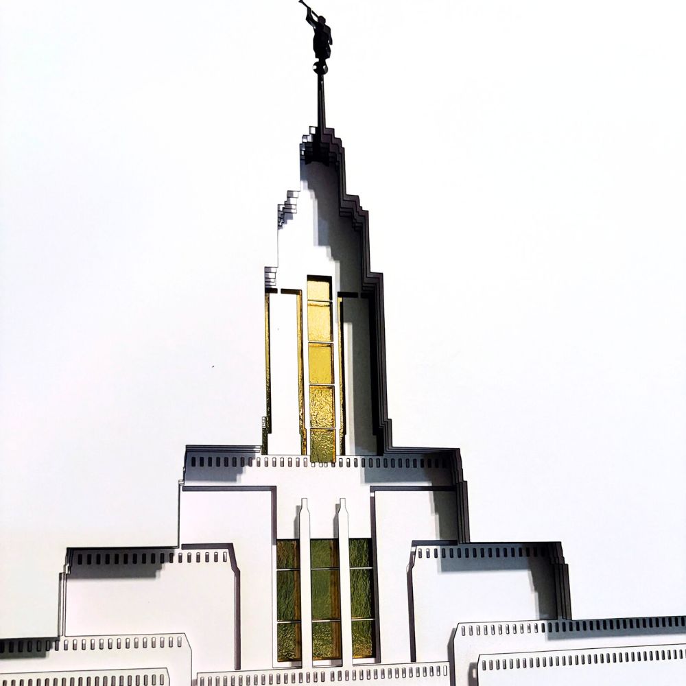 Draper Temple Art - Draper, UT Paper Temple Art image 3