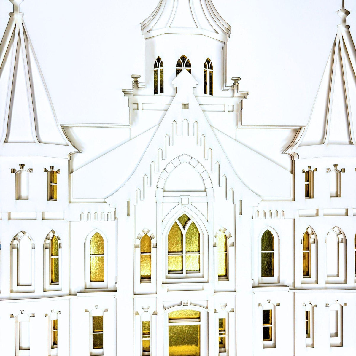 Provo City Center Temple Shadow Box Art