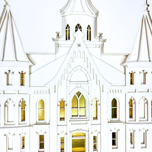 Provo City Center Temple Shadow Box Art
