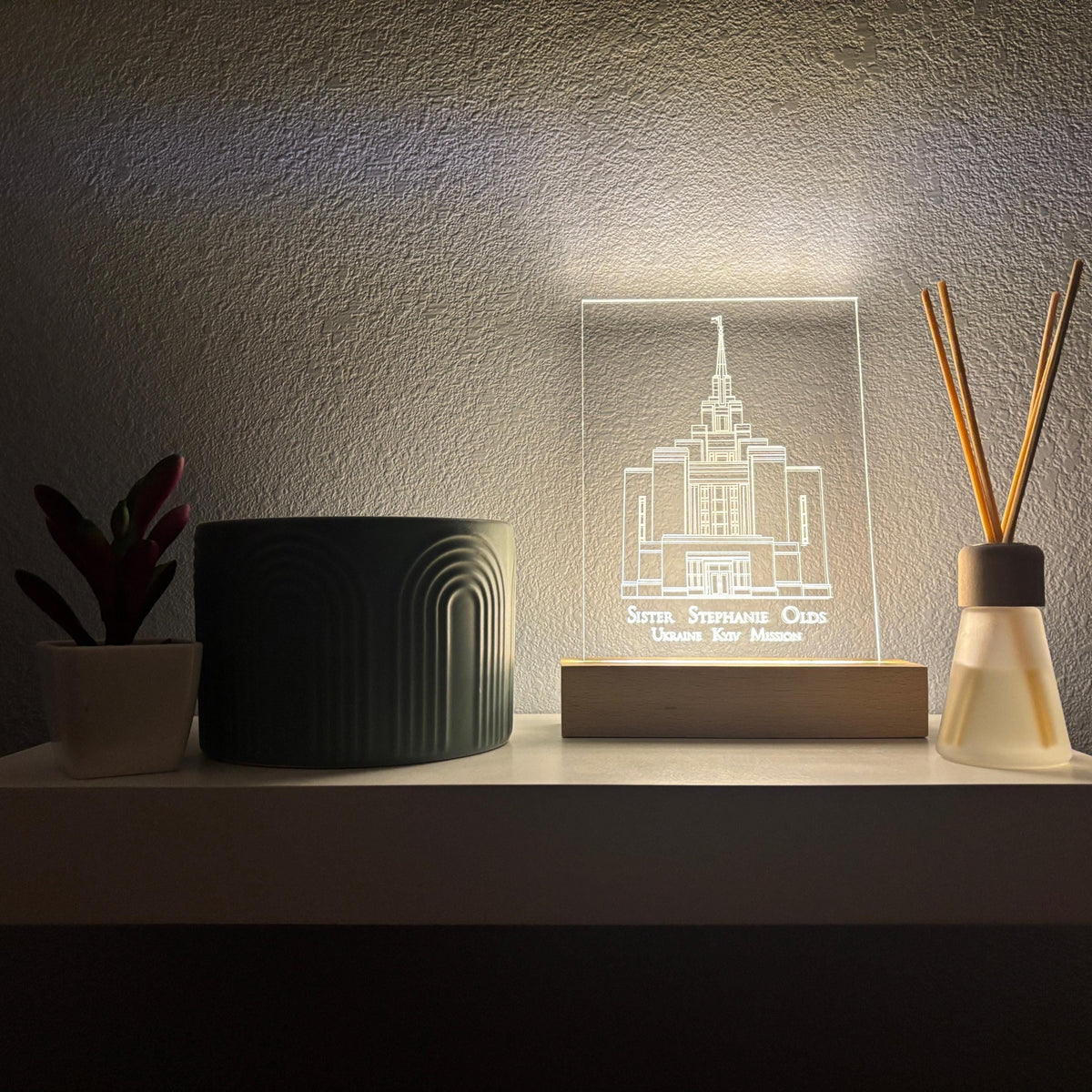 Custom Temple Night Light: Special Temple Gift