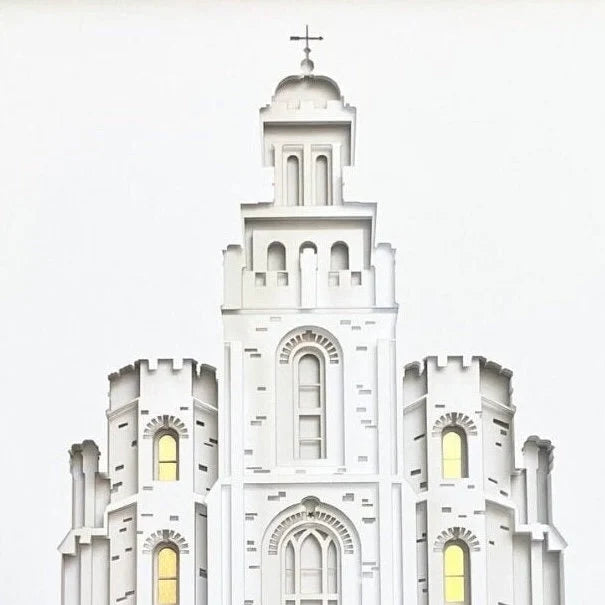 Manti Temple Art - Manti, UT Paper Temple Art image 0