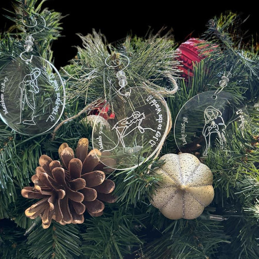 Christmas Nativity Countdown: 12 Days Advent Ornaments