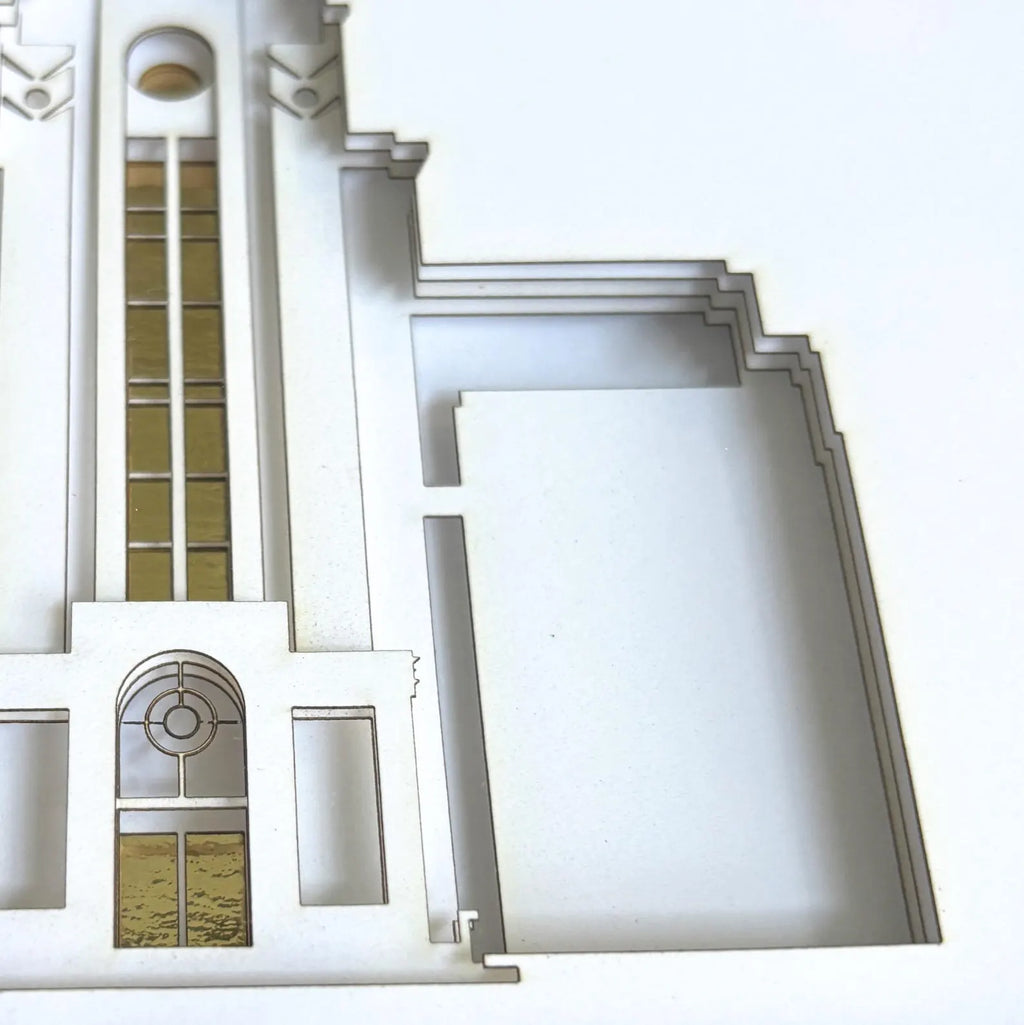 Boston Temple Art - Boston, MA Paper Temple Art image 1