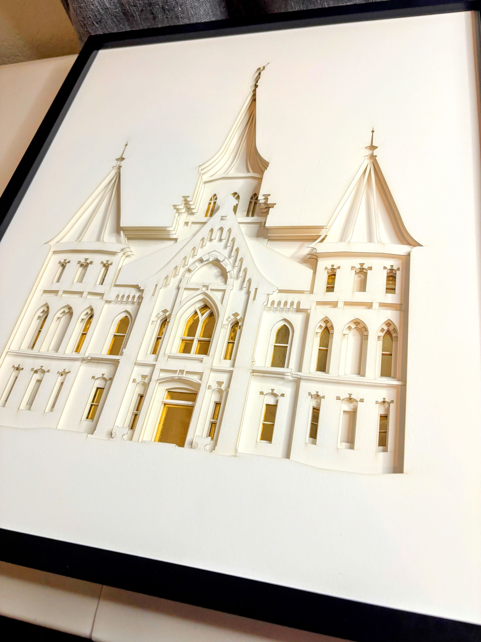 Provo City Center Temple Art - Provo, UT Paper Temple Art image 1