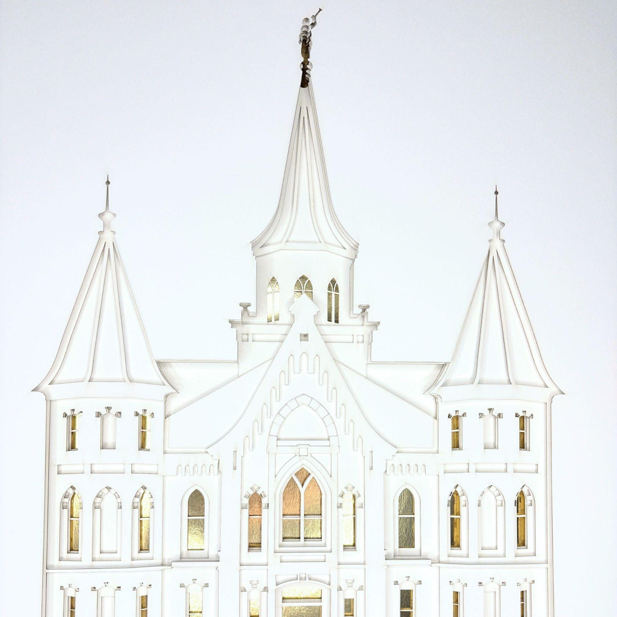 Provo City Center Temple Shadow Box Art