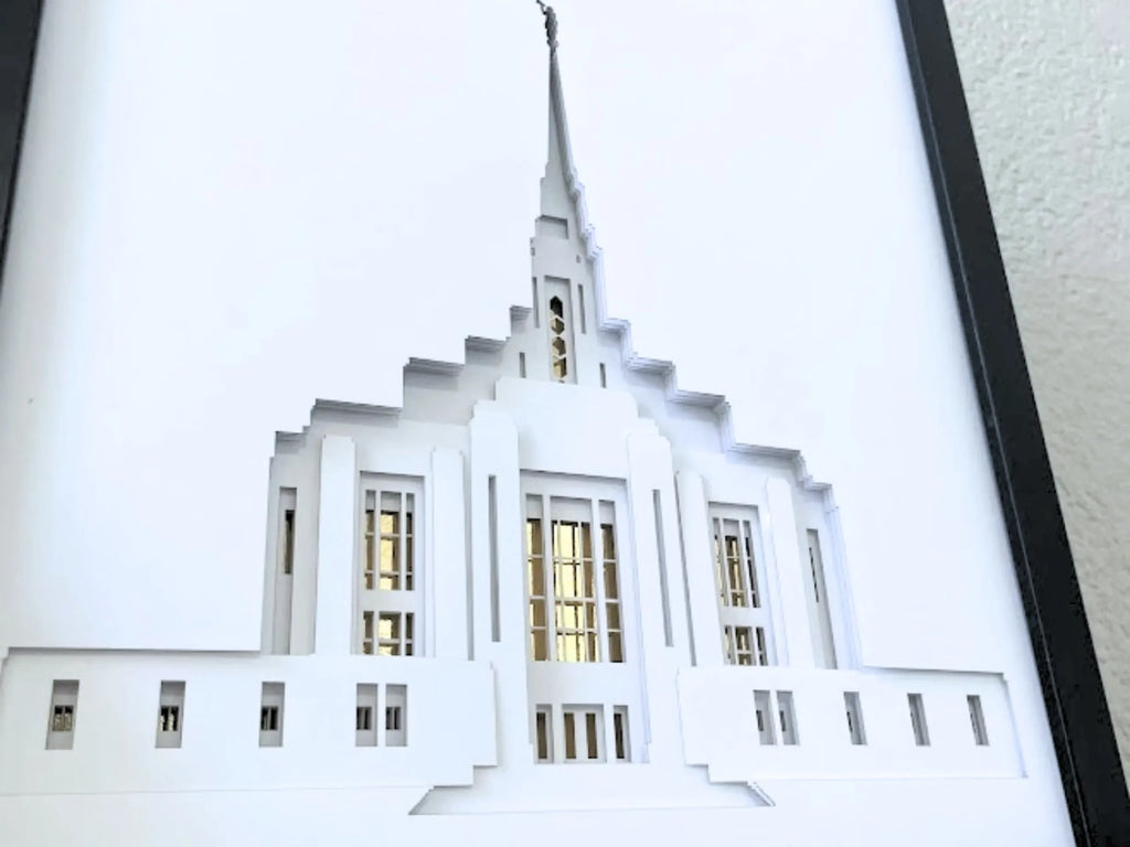 Ogden Temple Art - Ogden, UT Paper Temple Art image 1