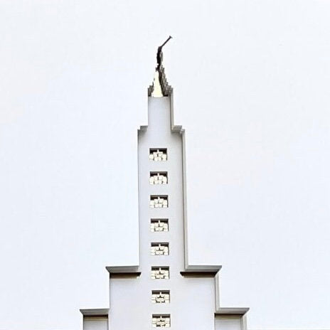 LA Temple Shadow Box Art