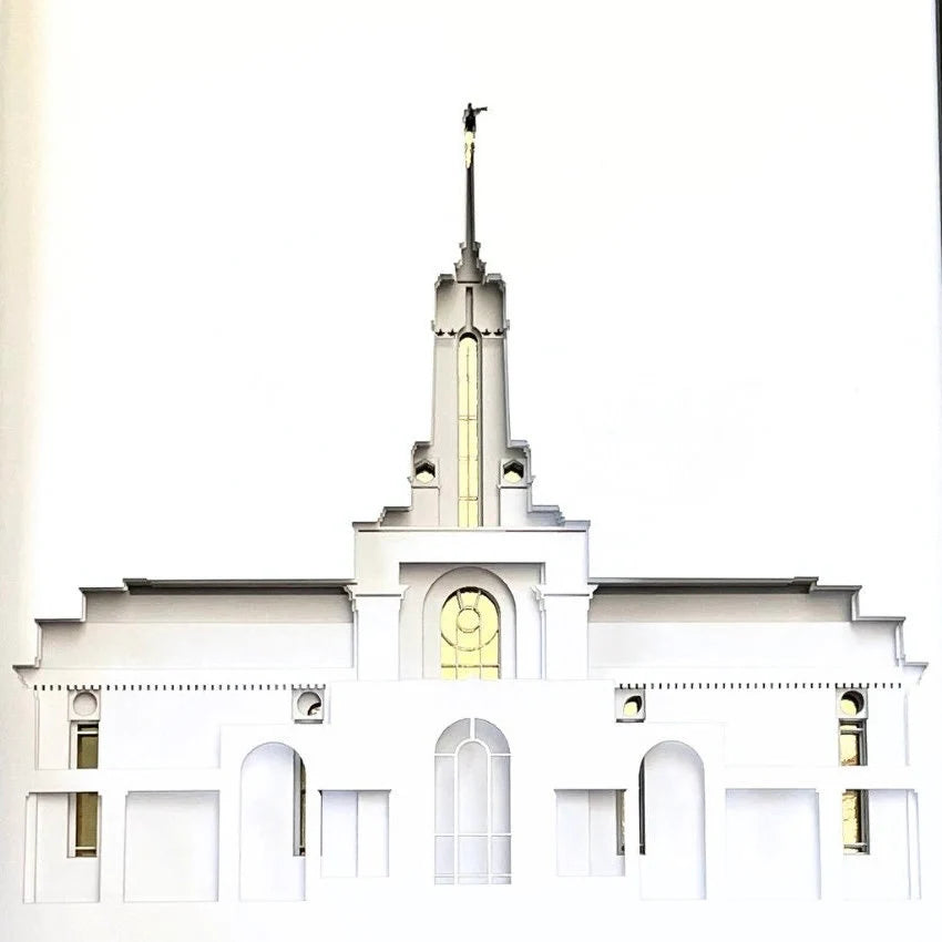 Mt. Timpanogos Temple Art - Mt. Timpanogos, UT Paper Temple Art image 4