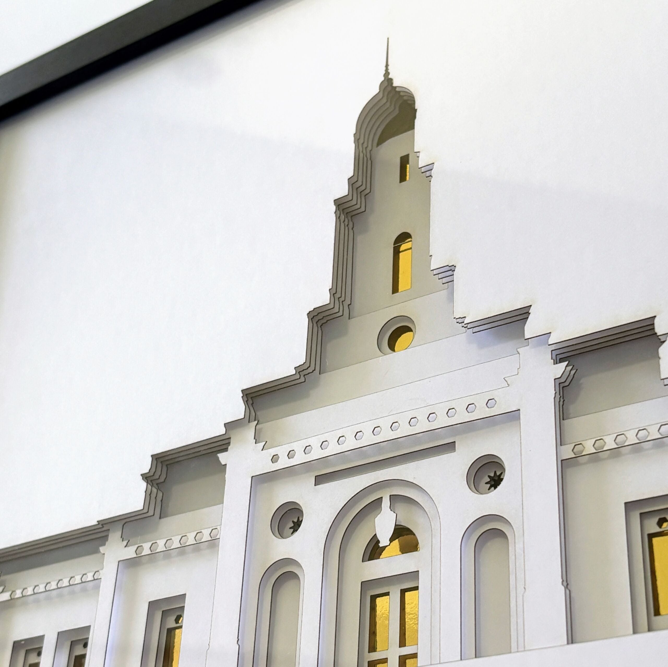 Bentonville Temple Art - Bentonville, AR Paper Temple Art image 1