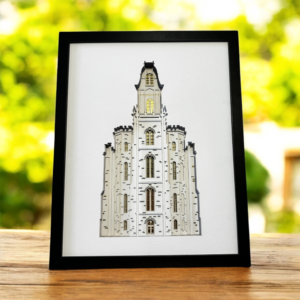 Manti Utah Temple Art